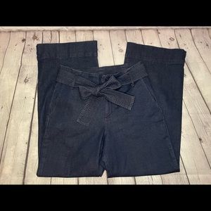 NWOT A New Day Stretch High Rise Wide Leg Tie Waist Jeans Size 10